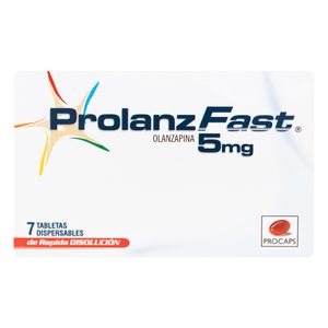 Prolanz Fast (Olanzapina) 5Mg X 7Tab.Dispers.Ef