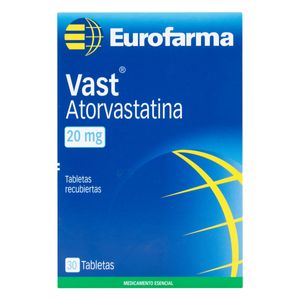 Vast (Atorvastatina) 20Mg X 30Tab Ef