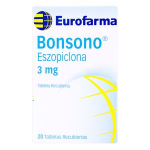 Bonsono (Eszopiclona) 3Mg X20 Tab