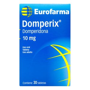 Domperix (Domperidona) 10 Mg 30 Tabletas