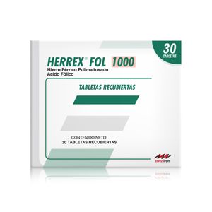 Herrex Fol (Hier-A.Fol) 1000Mg X 30Tab.Rec.Fc