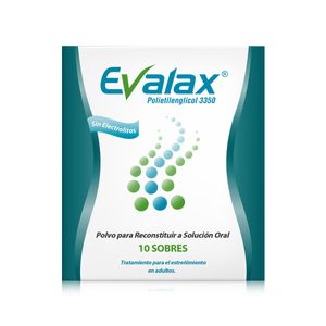 Evalax (Polietilenglicol) 3350 X 10Sbs.Fc