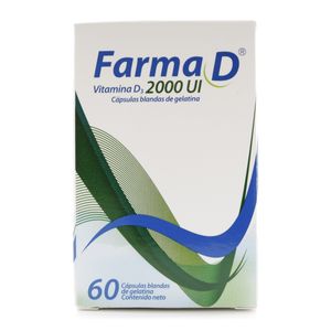 Farma D (Vit.D3) 2000Ui X 60Cap.Fc