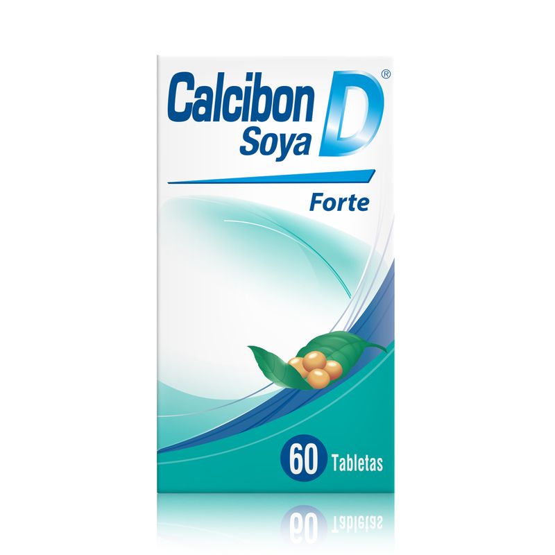Calcibon-D-Soya-Forte-Calcio-Vit.D-Soya--X-60Tab.Fc