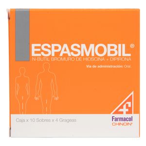 Espasmobil (Hioscina-Dipirona) 10 Sob 4 Tab Fch