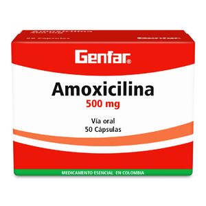 Amoxicilina 500Mg X 50Cap. Gf