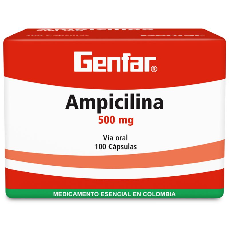 Ampicilina-500Mg-X-100Cap.Gf
