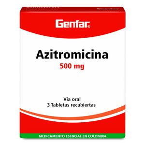 Azitromicina 500Mg X 3Tab. Gf
