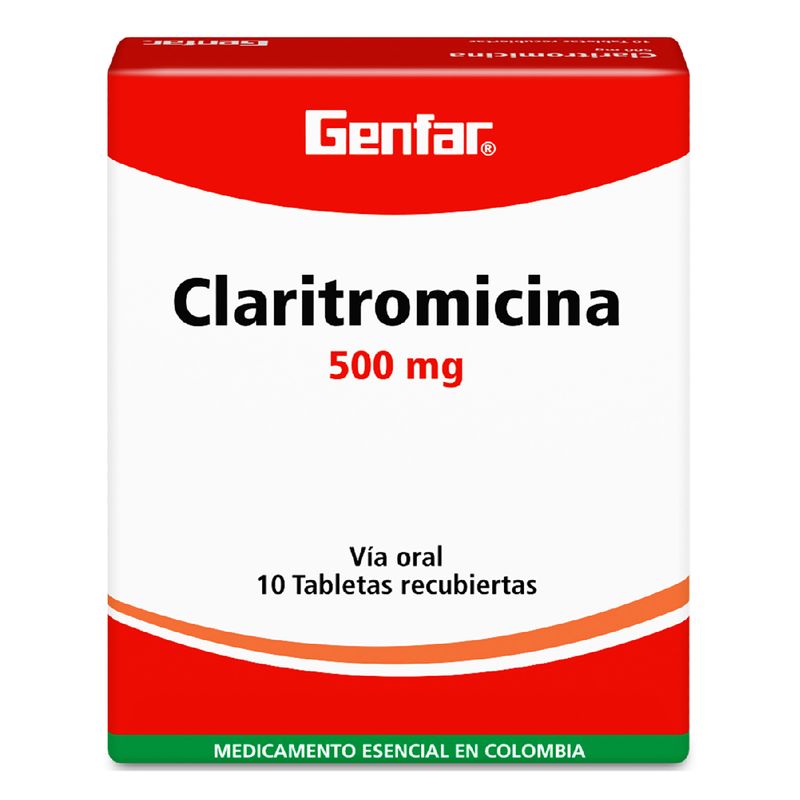 Claritromicina-500Mg-X10Tab.-Gf