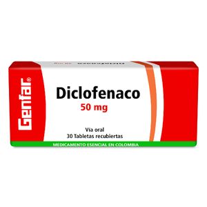 Diclofenaco 50Mg X 30Tab.Gf