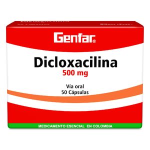 Dicloxacilina 500Mg X 50Cap. Gf