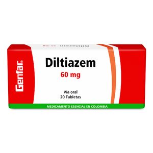 Diltiazem 60Mg X 20Tab. Gf