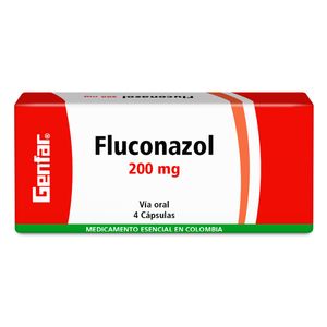 Fluconazol 200Mg X 4Cap.Gf