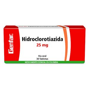 Hidroclorotiazida 25Mg X 30Tab.Gf