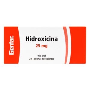 Hidroxicina 25Mg X 20Tab Gf