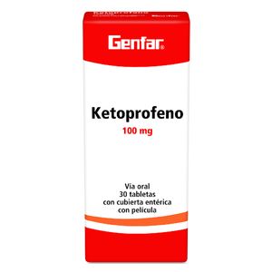 Ketoprofeno 100Mg X 30Tab.Gf