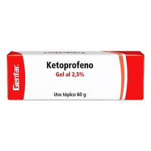 Ketoprofeno Gel 2.5% X 60Gr.Gf