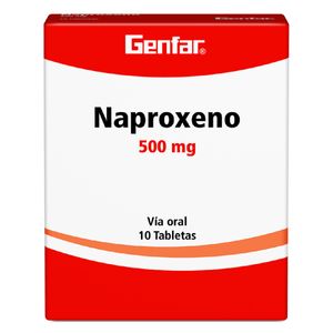 Naproxeno 500Mg X 10Tab.Gf