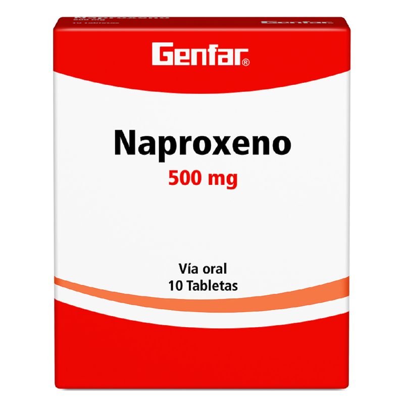 Naproxeno-500Mg-X-10Tab.Gf