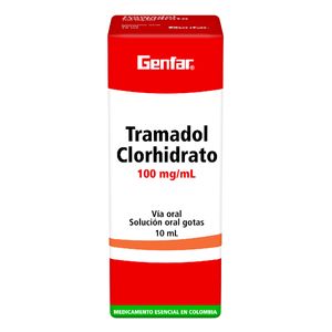 Tramadol 100Mg/Ml Gotas X 10Ml.Gf