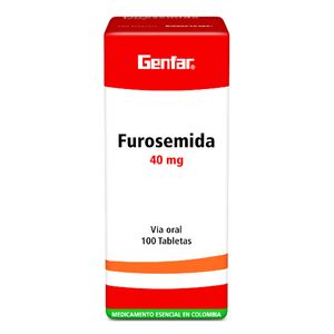 Furosemida 40Mg X 100Tab.Gf