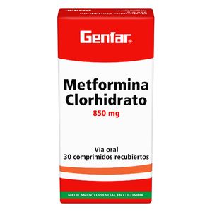 Metformina Clorhidrato 850Mg X 30Compr.Gf