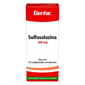 Sulfasalazina 500Mg X 10Tab.Gf
