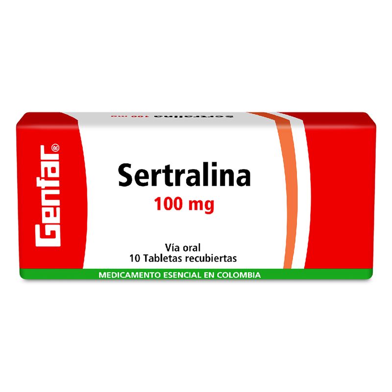 Sertralina-100Mg-X-10Tab.Gf