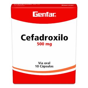 Cefadroxilo 500Mg X 10Cap. Gf