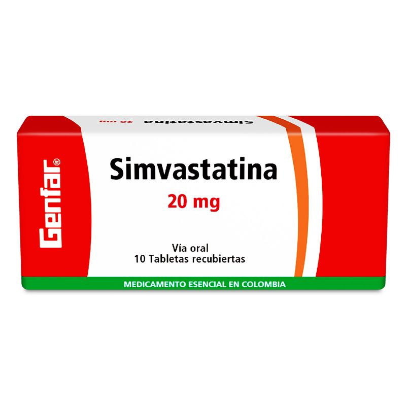 Simvastatina-20Mg-X-10Tab.Gf