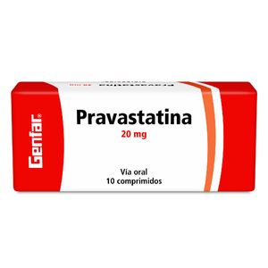 Pravastatina 20 Mg 10 Tabletas Gf