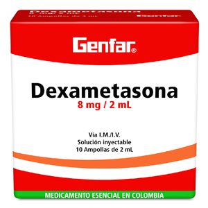 Dexametasona 8Mg/2Ml X 10Amp Gf
