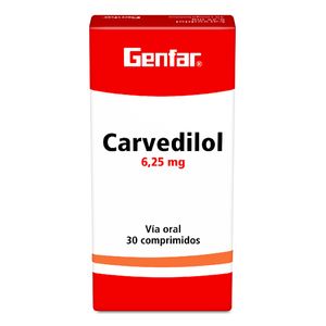Carvedilol 6.25Mg X 30Tab.Gf
