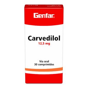 Carvedilol 12.5Mg X 30Tab. Gf