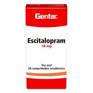 Escitalopram 10Mg X 28Tab. Gf