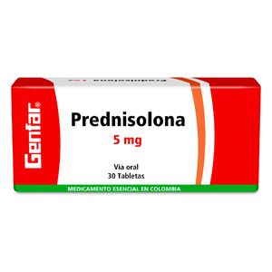 Prednisolona 5Mg X 30Tab Gf