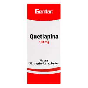 Quetiapina 100Mg X 30Comp.Gf
