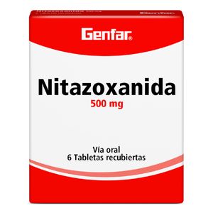 Nitazoxanida 500Mg X 6Tab.Gf