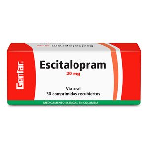 Escitalopram 20Mg X 30Comp Gf