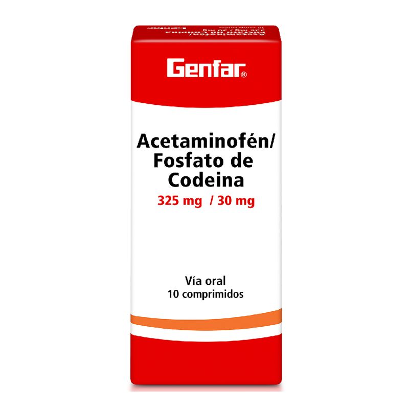 Acetaminofen-Codeina-325-30Mg-X10Tab-Gf