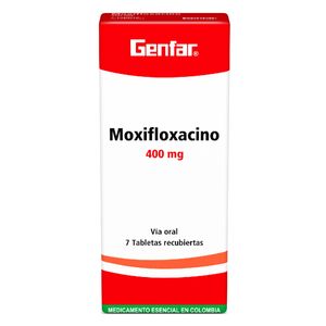 Moxifloxacino 400Mg X 7Tab.Gf