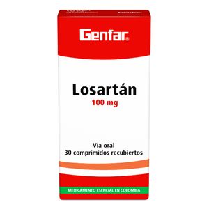 Losartan 100Mg X 30Comp Gf