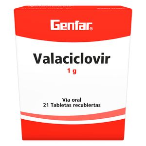 Valaciclovir 1 Gr 21 Tabletas Gf