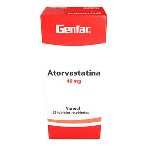 Atorvastatina 40Mg 30Tabletas Gf