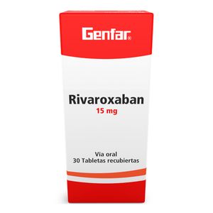 Rivaroxaban Genfar 15Mg 30Tab(M)197559