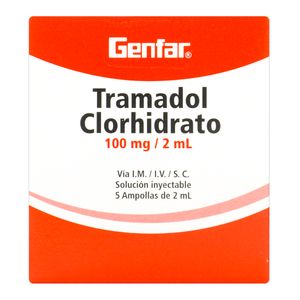 Tramadol 100Mg/2Ml 5 Amp Gf