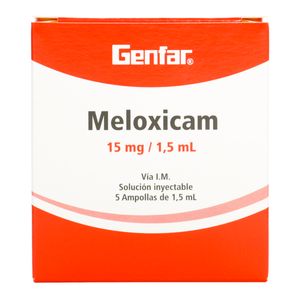 Meloxicam 15 Mg 5 Ampollas Gf