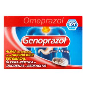 Genoprazol 10Mg (Omeprazol) X 14 Capsulas