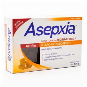 Asepxia Azufre Jabon X 100Gr