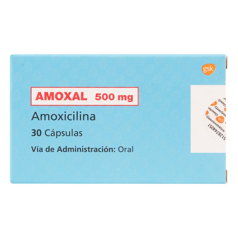 Amoxal--Amoxicilina--500Mg-X-30Cap.Gsk